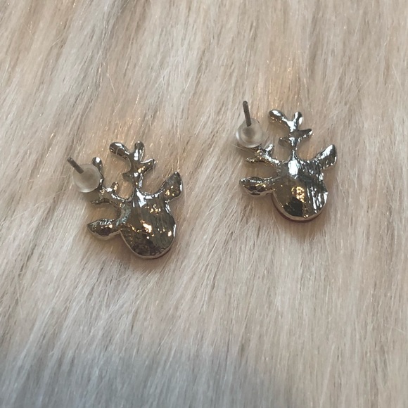 Crystal Reindeer earrings - Picture 4 of 4